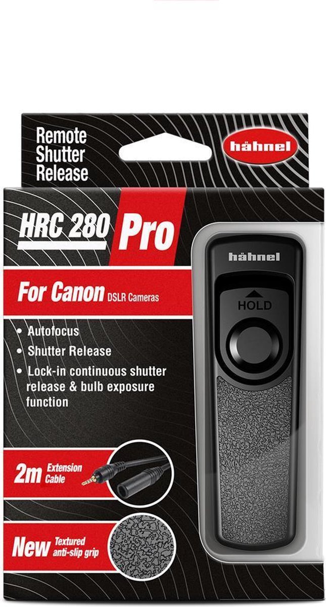 Hahnel Draadontspanner Remote Shutter Release HRC 280 PRO voor Canon