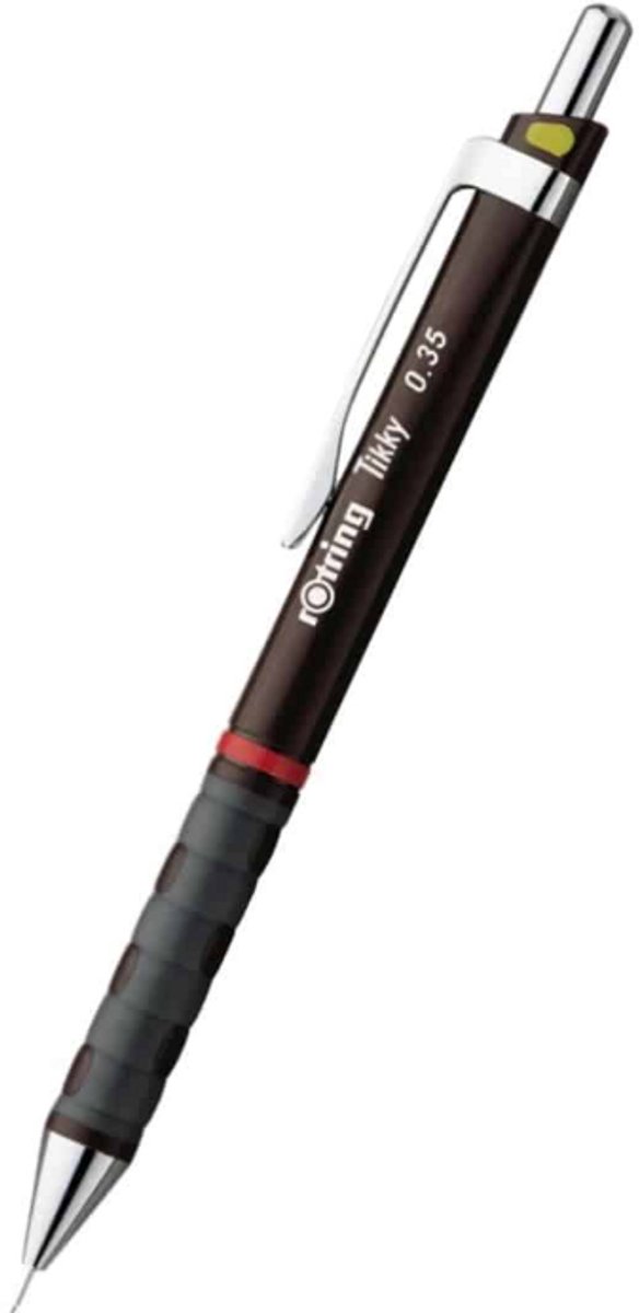 rOtring Tikky-vulpotlood met kleurencodering | 0,35 mm | zwarte behuizing