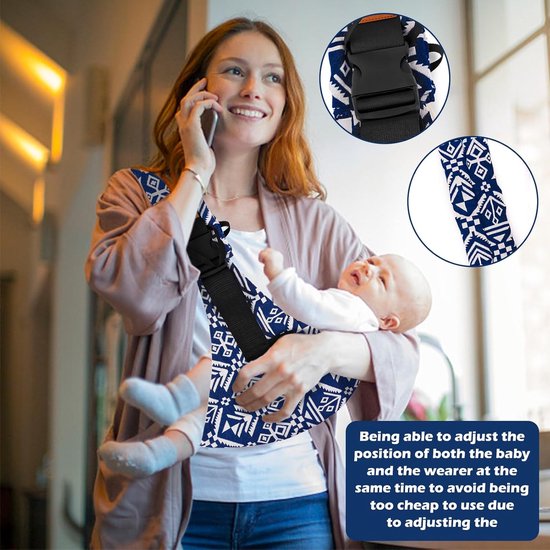 Draagzak - Draagdoek - Draagzakken - Voordrager - Draagbare Draagzak - Heupdrager - Ademend & Veilig - Baby Draagzak - Peuter - Chouderdrager - Kinder - Verstelbare Ergonomische Draagzak Voor Peuters - Blauw