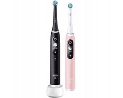 Oral-B iO Series 6 Duo - Elektrische Tandenborstels - Black Pink - AI Display - 5 Poetsmodi