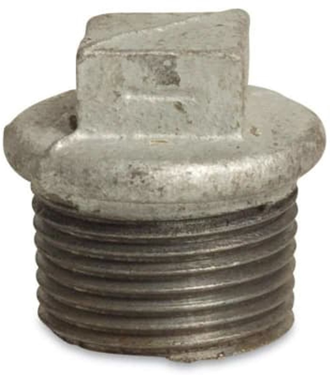 Gegalvaniseerde Draadfitting Stop 3/8" Tempergietijzer