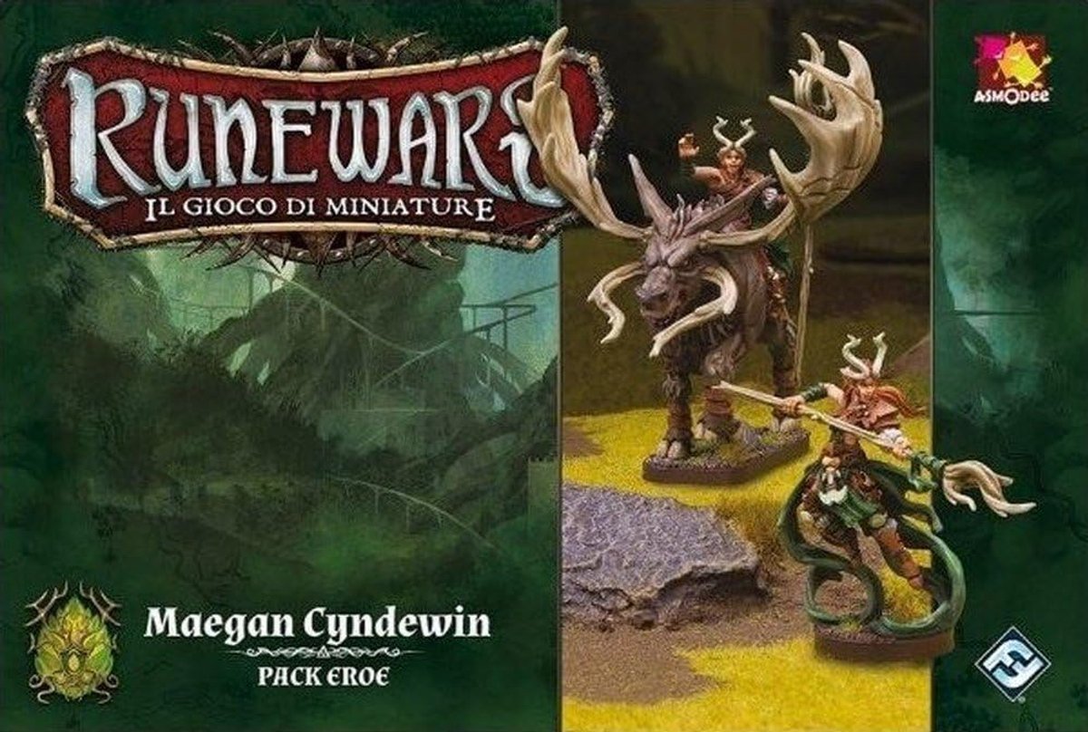 Asmodee - Runewars Le Jeu de Miniatures Expansion Maegan Cyndewin