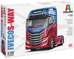 Italeri Modelbouwpakket Vrachtwagens - 3963 Iveco Stralis S-Way 4x2 - Moderne Truck - Vrachtwagen Plastic - 1:24 - Modelbouw