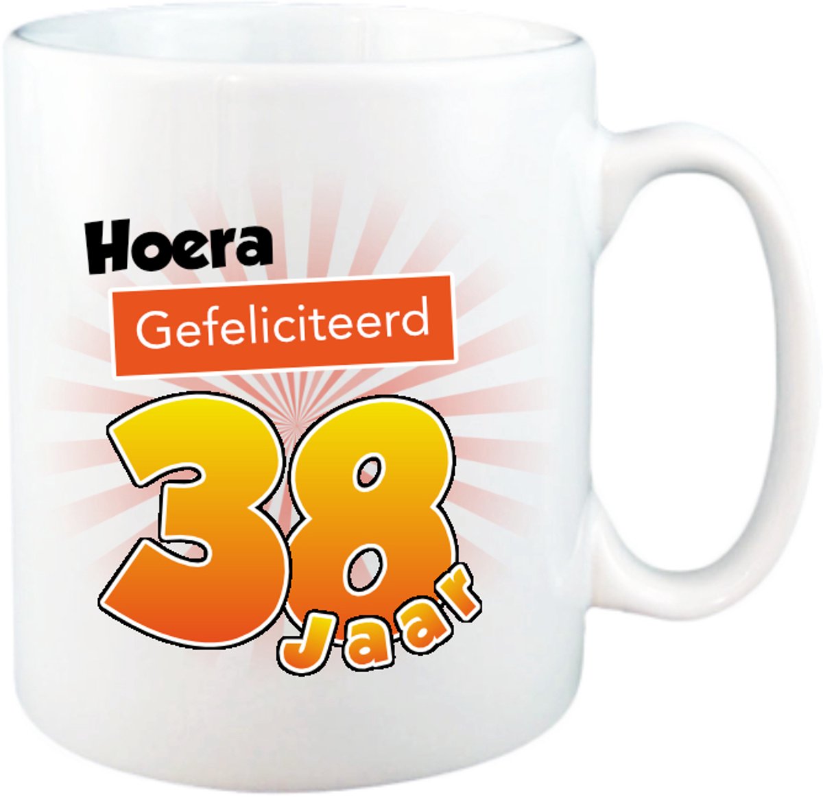 Mok 38 Jaar - Verjaardagscadeau 38 Jaar
