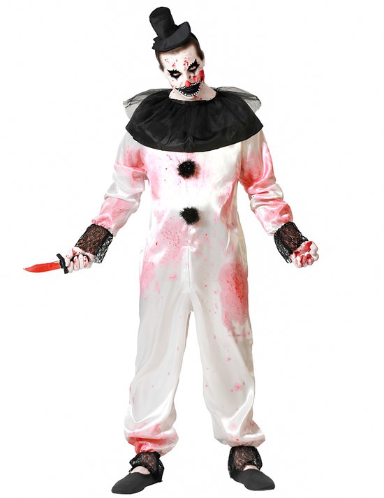 ATOSA - Déguisement Pierrot Assassin pour Homme - M/L