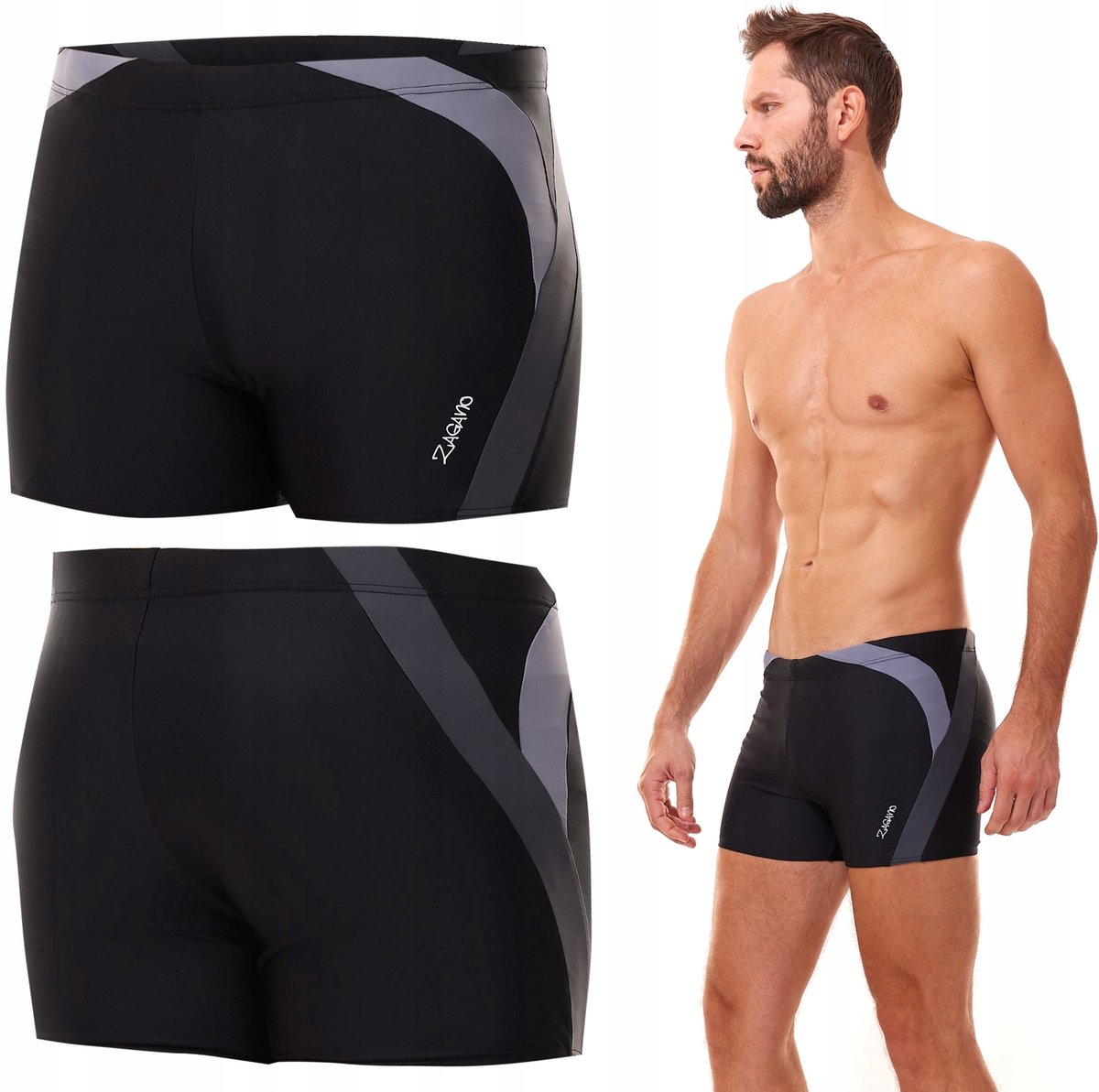 ZAGANO - Zwembroek heren - Maat 3XL - Sneldrogende - Sport Zwembroek - Strandshort heren