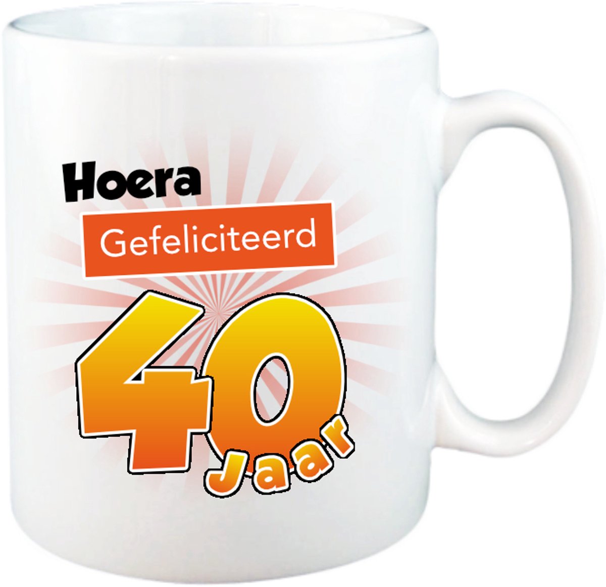 Mok 40 Jaar - Verjaardagscadeau 40 Jaar