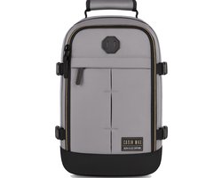 CabinMax Metz Reistas – Handbagage 20L Ryanair – Rugzak – Schooltas - 40x25x20 cm – Compact Backpack – Lichtgewicht – Vintage Apache Grey