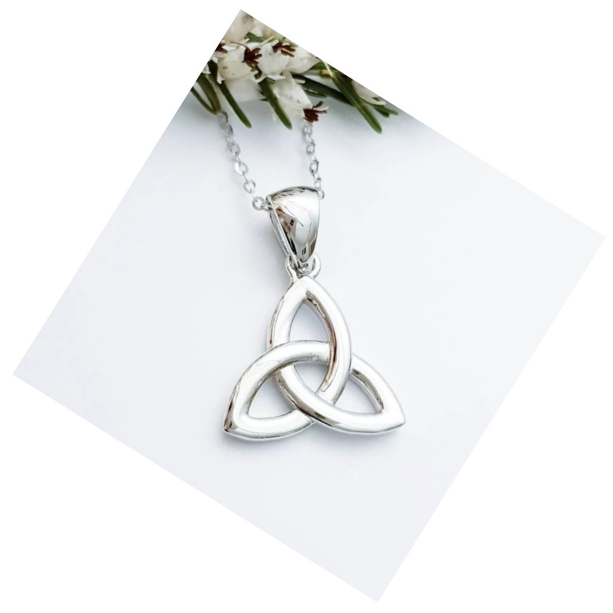 Hetty'S - Keltische knoop - van 925 zilver- Collier van 42 cm