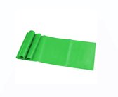 Weerstand Band - Lengte 1,5 meter - sporten - Groen - Thuis sporten- yoga -weerstand band -yoga band -pilates band -weerstand band voor yoga -sporten -- yoga band -sportband -yoga elastiek band