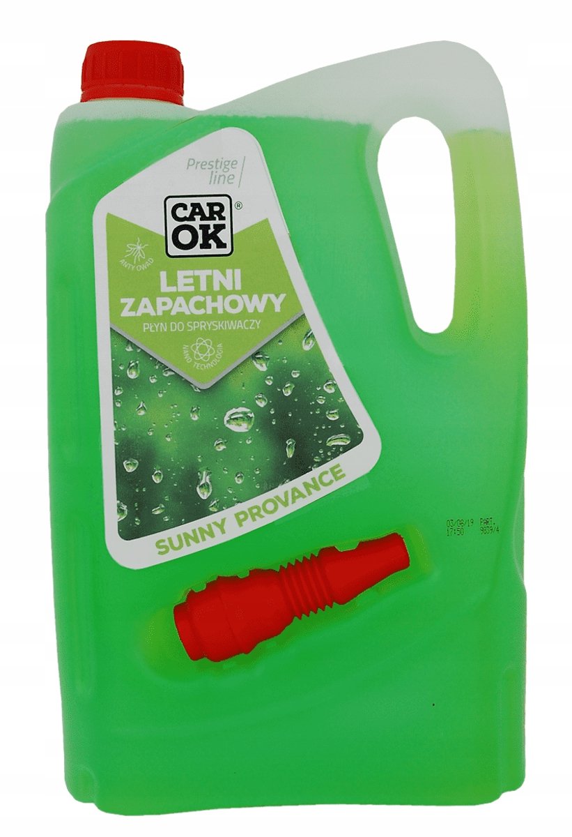 Zomer ruitensproeiervloeistof met trechter, 4 liter