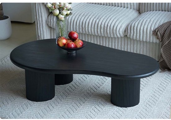 Milton & Oldbrook Salontafel 130 cm Tornio Zwart