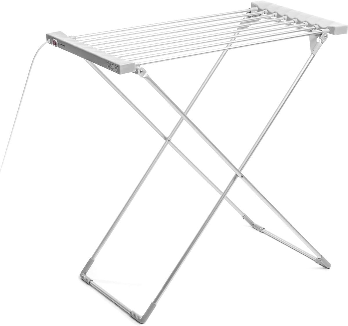MKSS® Elektrisch Droogrek - Wasrek Inklapbaar - Wit