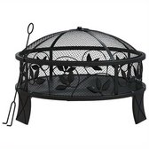 Bol.com Vuurkorf – Tuinhaard – Buitenhaard – Kampvuurkorf – Extra Groot – 50 Cm Diameter – Staal Van Hoge Kwaliteit aanbieding
