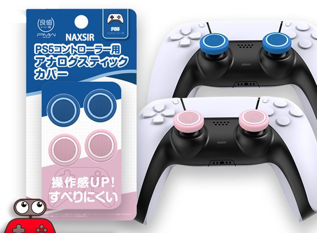 PS5 Controller Accessoires - 4x Siliconen Thumbstick Covers voor DualSense - Verbeterde Grip & Precisie | Anti-Slip & Comfortabel