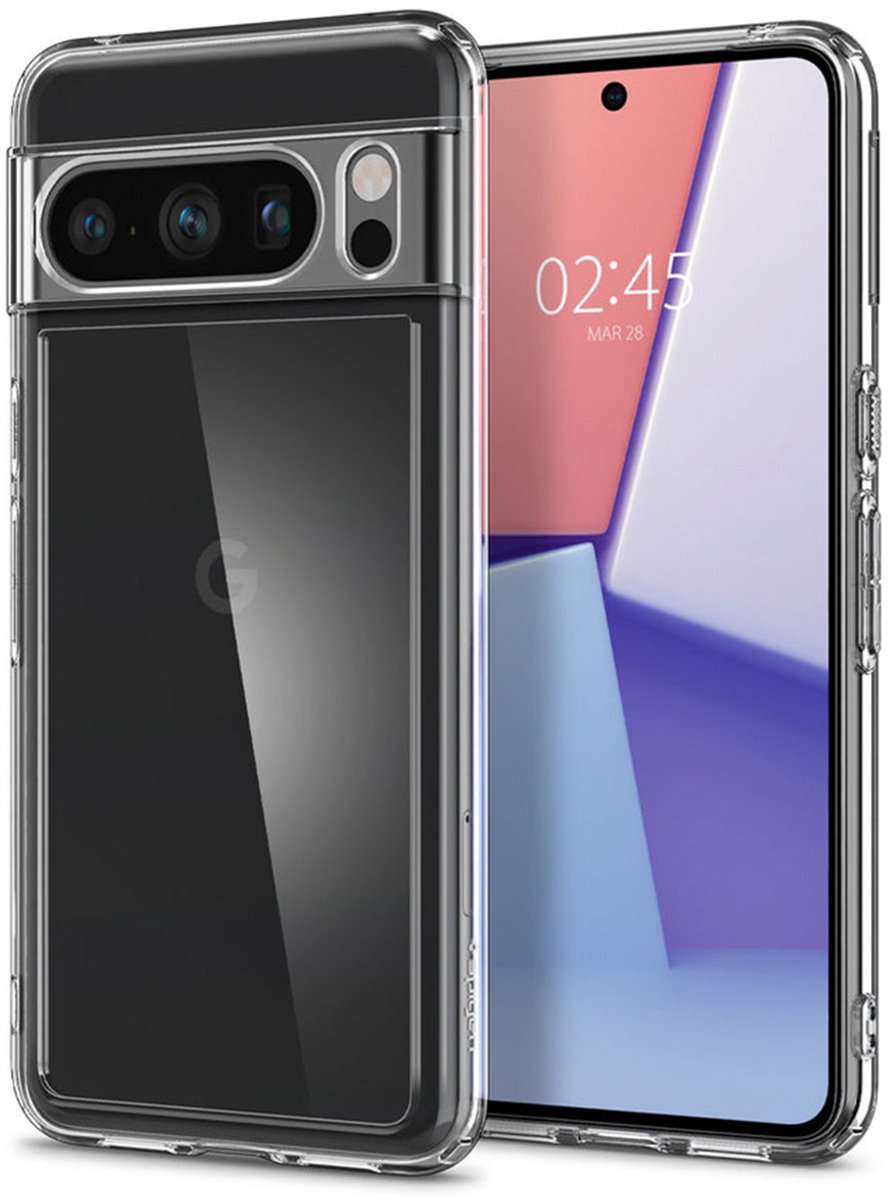 Spigen Ultra Hybrid Google Pixel 8 Pro Hoesje Back Cover Transparant