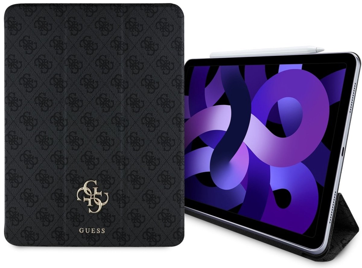 Guess Case Voor Ipad Air 13 2024 2025 Logo 4G Met Magnetisch Slot
