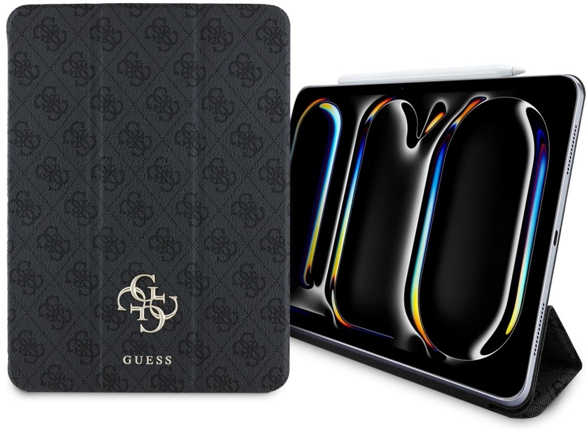 Guess Gufc11Pm24Ps4Sgk Magnetische Hoes Voor Ipad Pro 11 2024 Logo 4G
