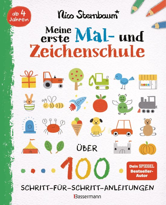 Meine erste Mal- und Zeichenschule. Ab 4 Jahren - cover