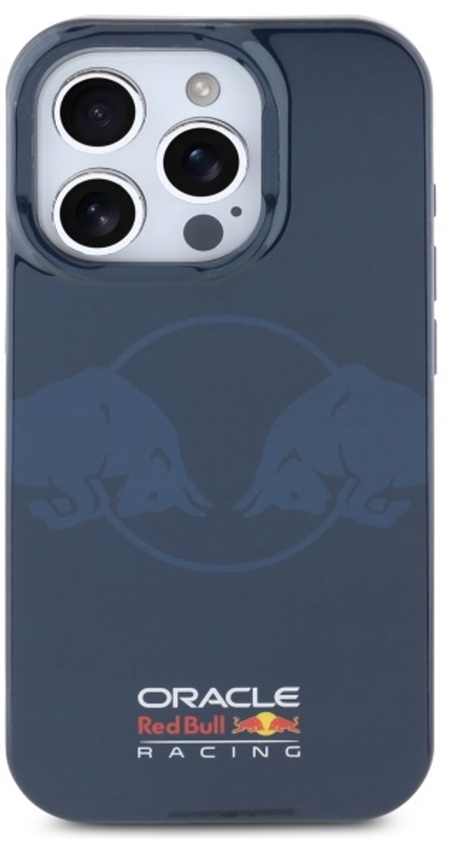 Red Bull Hoesje Voor Iphone 15 Pro Max Carbon Two Bulls Voor Magsafe Hardcase Iml van Merkloos — afbeelding 3