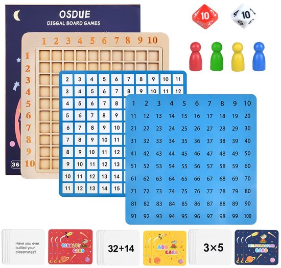 Mamabrum, Montessori Leerbox Voor Kinderen, 6 Educatieve Spellen Houten Speelgoed Rammelaar Blokken Machine Egel Boek Van Hout 829873556
