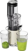 KitchenBrothers Slowjuicer - Verticaal - Juicer - Groenten en Fruitpers - 80 mm - 750 ml - Champagne