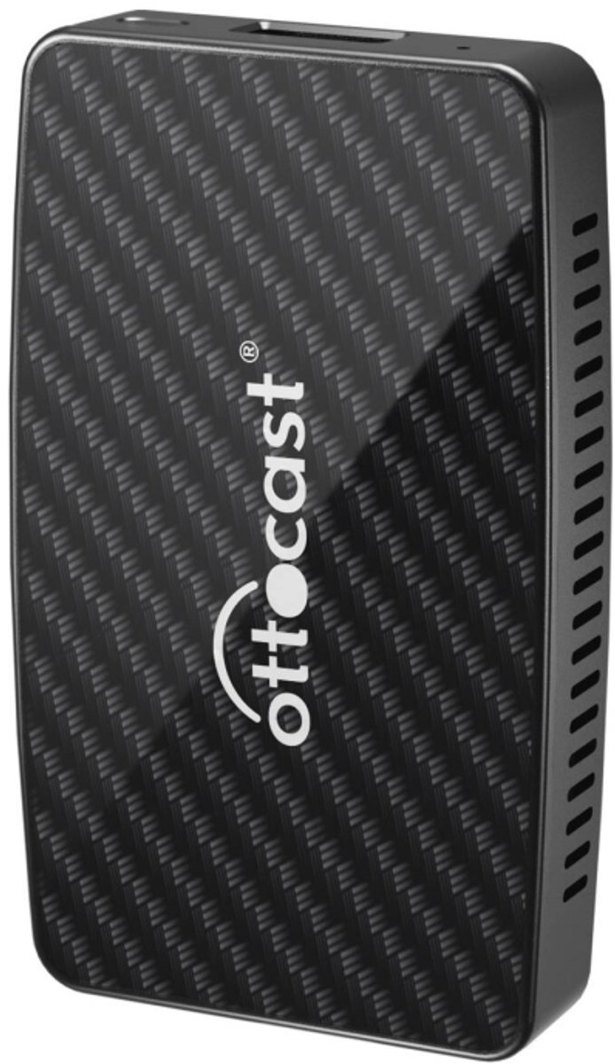 Ottocast Play2Video Pro - Draadloze CarPlay & Android Auto Adapter - All-in-One Multimedia - USB A/C - Android 12 - Netflix/YouTube