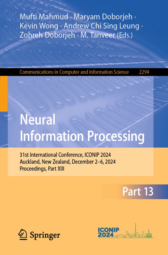 Communications in Computer and Information Science2294- Neur ... - cover