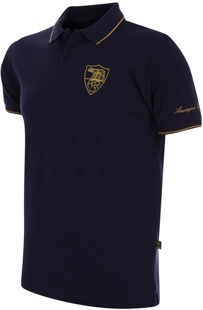 COPA - AS Roma Heritage Polo - Heren - Korte Mouw - Blauw - S