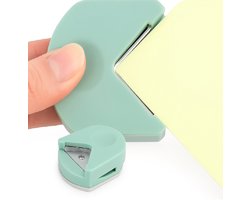 Hoekronder Papierpons I Figuurpons I Hoeksnijder I Hoek Afronder I Afgeronde Hoeken Maken I Groen