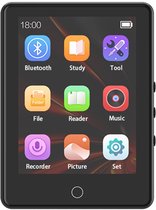 MP3 speler met Bluetooth & Touchscreen - 32GB Intern geheugen + MicroSD kaartslot