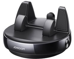 Dashboard telefoonhouder auto-lock - Verstelbare autohouder 360° draaibaar - Herbruikbaar - Voor 4,7–7 inch smartphones - Joyroom - Zwart