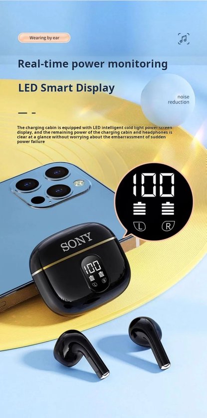 2026 Draadloze Oordopjes – Bluetooth 5.3, 50 Uur Speeltijd, 4 ENC Ruisonderdrukkende Microfoons, IPX7 Waterdicht, 14,2 Mm Basdrivers, Wit