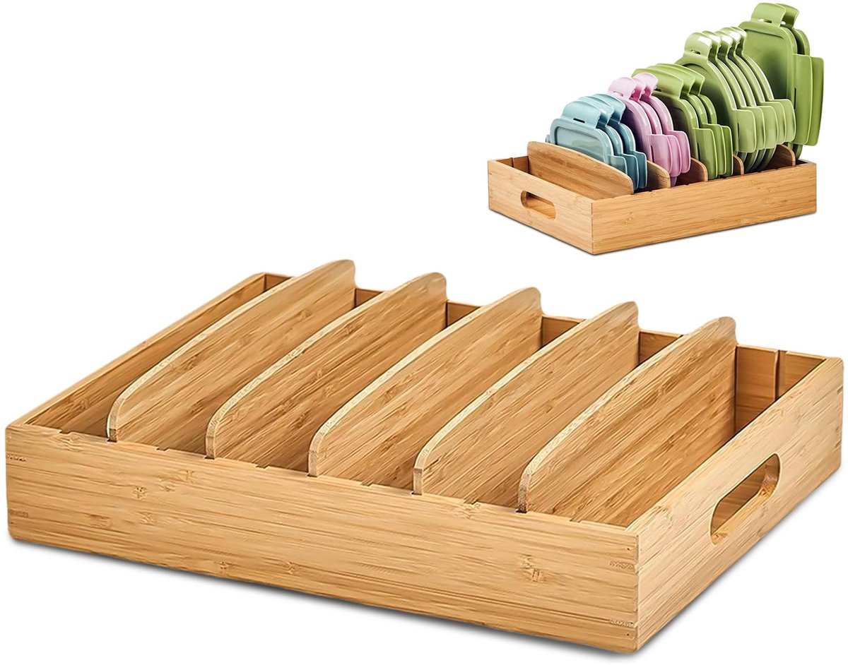 Bamboe Keukenorganizer - Flexibel en Duurzaam - 1 stuk