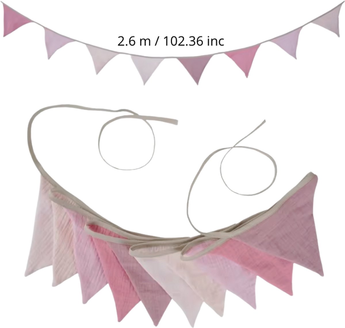Kraamcadeaubox – Babycadeau – Speenhouder - Vlaggetjes – haarklipjes – Cadeau Pasgeboren – Brievenbuspakketje
