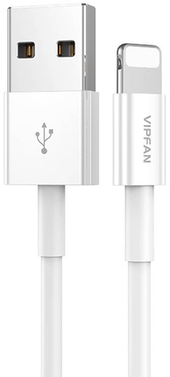 Vipfan Usb-Kabel Bliksem 1M Voor Iphone 11 12 13 14 15 Snelle Overdracht