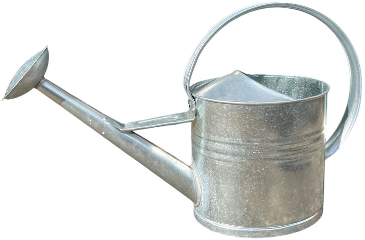Zinken Gieter, Ovaal, Inhoud circa 10 liter, Bewatering tuin en plantjes