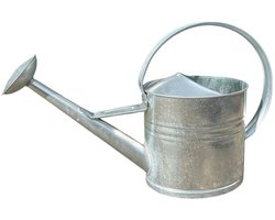 Zinken Gieter, Ovaal, Inhoud circa 10 liter, Bewatering tuin en plantjes