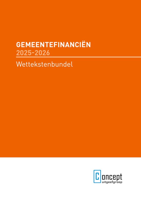 Gemeentefinanciën 2025-2026 - cover