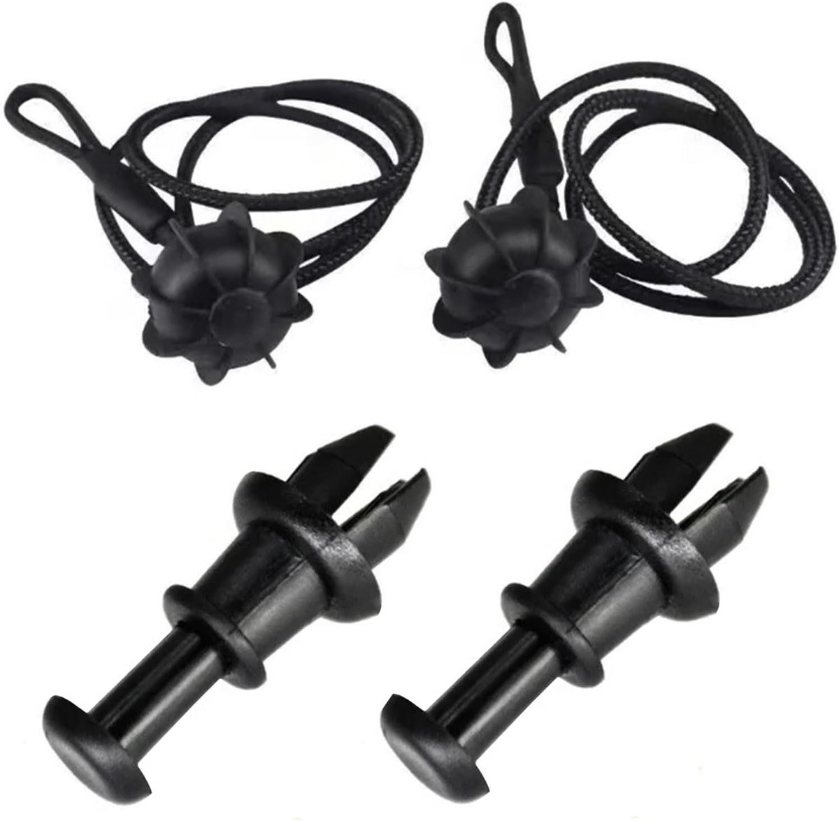 JGS Premium - Kofferbakbevestigingsband voor VW Golf en Audi - 2 Stuks - Universeel - Kofferbakafdekking - Bevestigingsbanden - Auto Accessoires