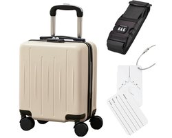 ADEL Handbagage Koffer 40 × 30 × 20 cm met Wielen – Cabin Bagage Underseater – Incl. Bagageband & Label
