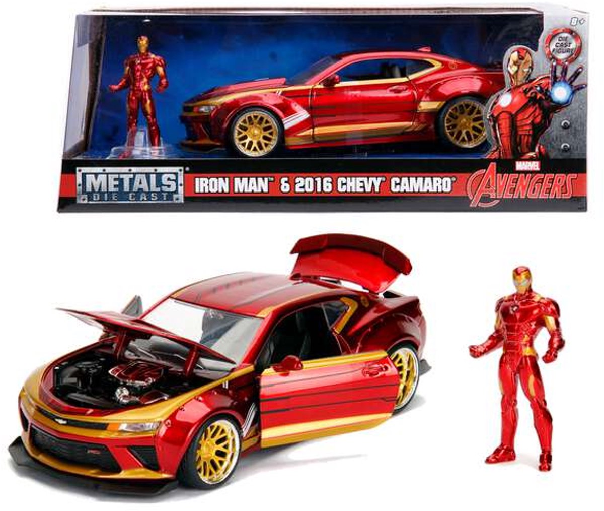 Marvel Iron Man 2016 Chevy Camaro SS 1:24