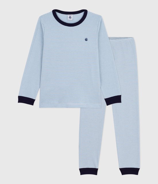 Pyjama enfant en coton à rayures Petit Bateau
