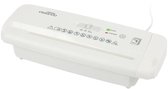 Crelando Opzet Papiervernietiger Wit - Uittrekbare telescooparm voor ronde of hoekige prullenbakken - Snijtype: strip-cut - Snijcapaciteit: max. 6 vel A4 (80 g/m²) - Automatische start/stop-functie