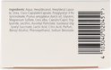Ingrediëntenlijst op de achterkant van een Sebamed productverpakking met een streepjescode.