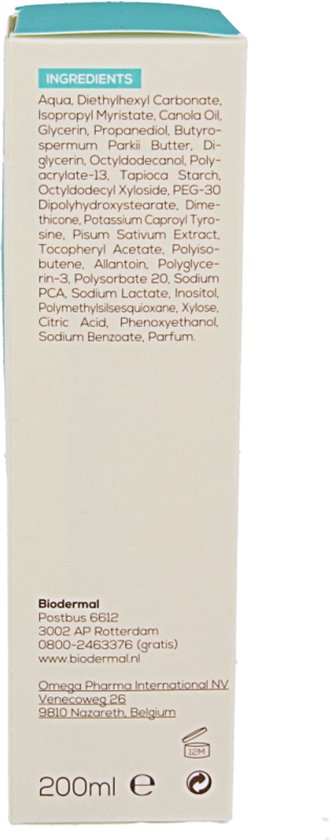 Biodermal Aftersun Bruinverlengende melk - aftersun met kalmerende panthenol (provitamine B5) - 200ml