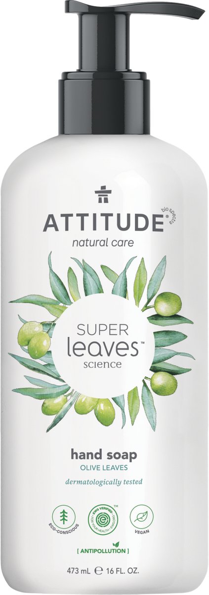 Attitude Natuurlijke Handzeep - Olive Leaves