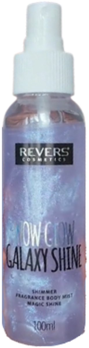 Shimmer Bodymist - Galaxy Shine - Revers Cosmetics | 1x 100ml - Fruitige Musk geur | Bodyspray met Glitter