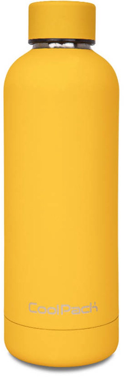 Coolpack - thermosfles - 500ml, roestvrij staal, geel, Bonet Z23005