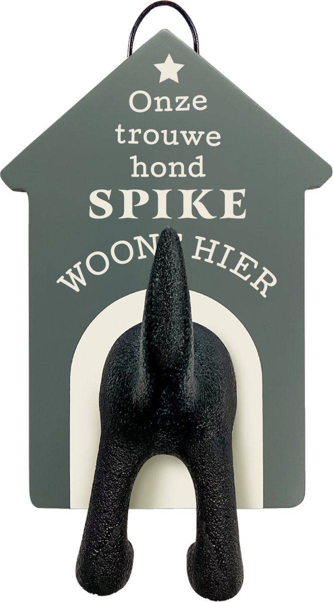 Riemen kapstok honden onze trouwe hond Spike woont hier